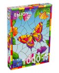 Puzzle Enjoy de 1000 de piese - Fluture de Cristal - 1t